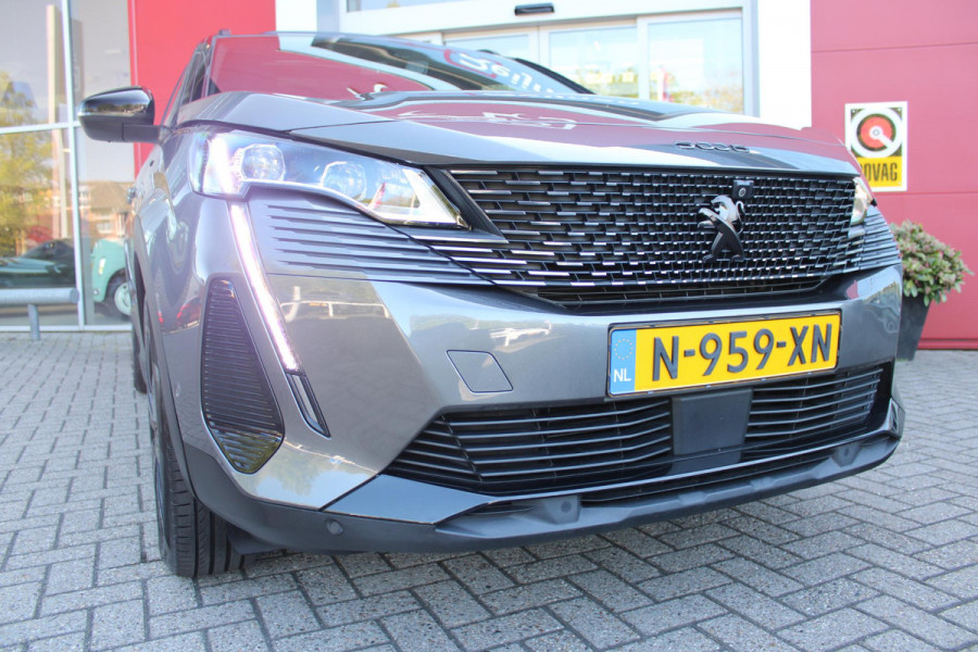Peugeot 5008 1.6 180PK AUTOMAAT GT | PANORAMA SCHUIF/KANTEL DAK | FOCAL AUDIO SYSTEM | 7-PERSOONS! | NAVIGATIE | APPLE CARPLAY/ANDROID AUTO | ADAPTIVE CRUISE CONTROL | BLACK PACK | FULL LED KOPLAMPEN | DAB+ RADIO | DODEHOEK DETECTIE | 19" LICHTMETALEN VELGEN |