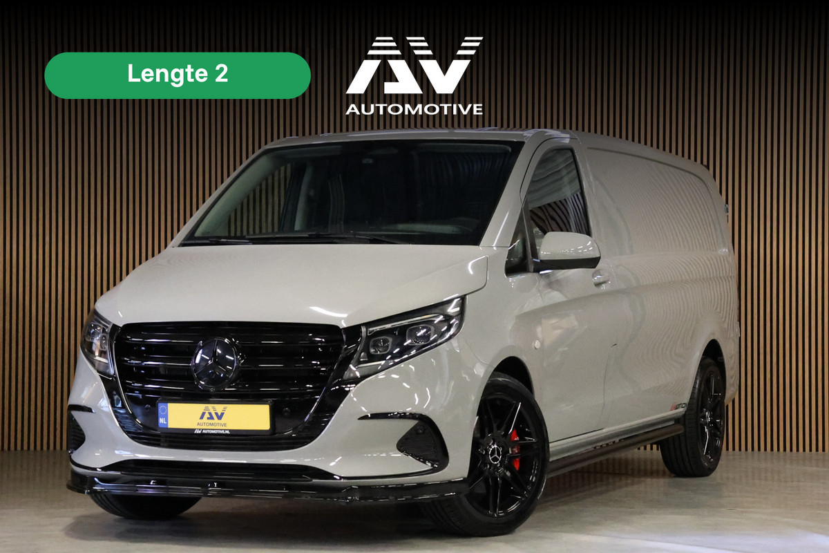 Mercedes-Benz Vito 116 CDI 163 PK Lang | BPM VRIJ | Multibeam LED | CarPlay | Camera | Dodehoek | MF Stuur | DAB | Climate control | 3-Zitter | Lederen bekleding | AV Edition