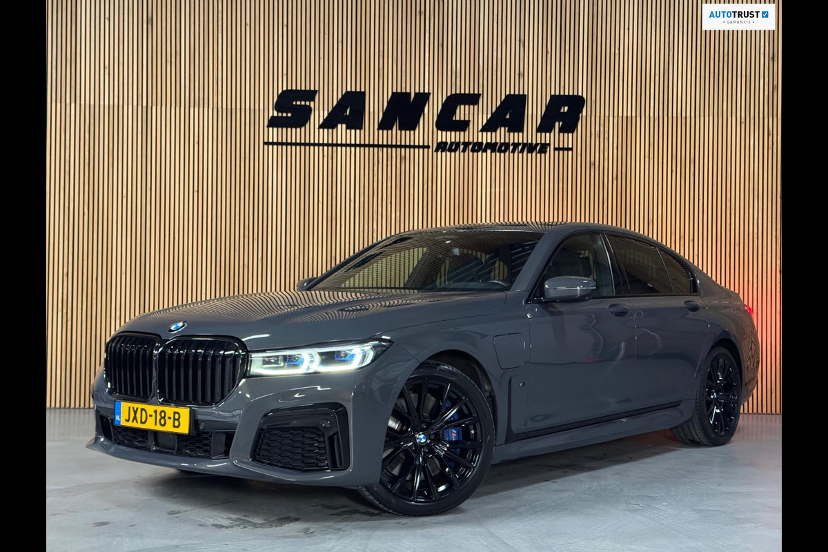 BMW 7 Serie 745e High Executive M-sport Carbon Core PANO|SOFT CLOSE|HUD|H&K|SHADOW|LASER|MASSAGE V&A|STOEL VENTILATIE