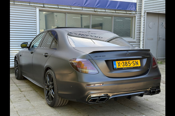 Mercedes-Benz E-Klasse AMG 63 4MATIC Premium Plus Downpipe 612pk+ l Headup l Matzwart Wrap l Burmester l Memory+Stoelkoeling l