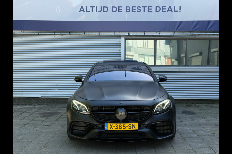 Mercedes-Benz E-Klasse AMG 63 4MATIC Premium Plus Downpipe 612pk+ l Headup l Matzwart Wrap l Burmester l Memory+Stoelkoeling l