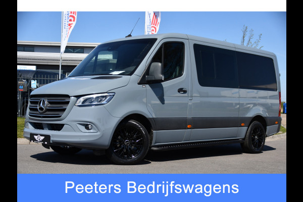 Mercedes-Benz Sprinter 319 V6 3.0 CDI L2H1 DC PB Edition Cruise, Camera, Carplay, 10,5'' Mbux, LED, Leder, Memorie, Trekhaak, 5 Zits, Uniek!