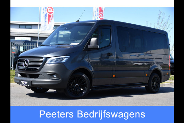 Mercedes-Benz Sprinter 319 3.0 CDI L2H1 DC PB Edition 360 Camera, Cruise, Carplay, LED, Stoelverwarming, 190pk, Automaat, Trekhaak, 3500kg Trekhaak, Standakachel,Uniek!