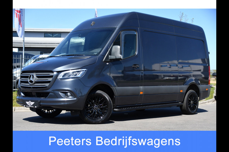 Mercedes-Benz Sprinter 319 V6 3.0 CDI L2H2 PB Edition Cruise, 360 Camera, Carplay, LED, 3500kg Trekhaak, 10,5'' Mbux, 190pk, Automaat, Voorruit verwarming, Uniek!