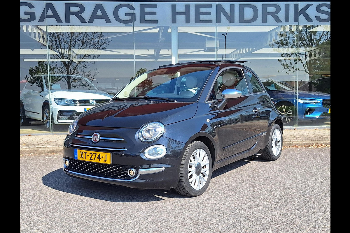 Fiat 500 1.2 Lounge | Panodak | LM velgen | Airco | Cruise | Navi | All Season |