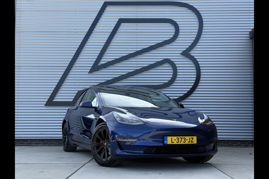 Tesla Model 3 Long Range AWD 75 kWh SoH 99,5%|2e Eigenaar|Navi|Pano|Camera|Leder|Clima|Cruise|N.A.P|APK tot 06-2027