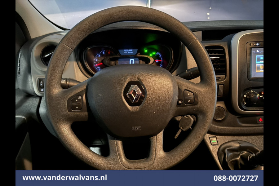 Renault Trafic 1.6 dCi 122pk L2H1 Euro6 Airco | Imperiaal | Trekhaak | Navigatie | LM velgen | Cruisecontrol Parkeersensoren, Bijrijdersbank