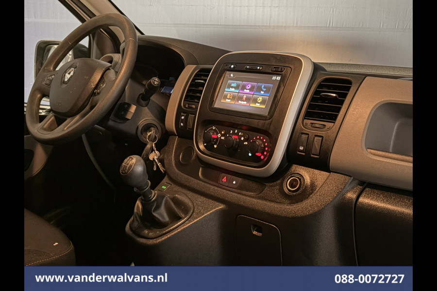 Renault Trafic 1.6 dCi 122pk L2H1 Euro6 Airco | Imperiaal | Trekhaak | Navigatie | LM velgen | Cruisecontrol Parkeersensoren, Bijrijdersbank