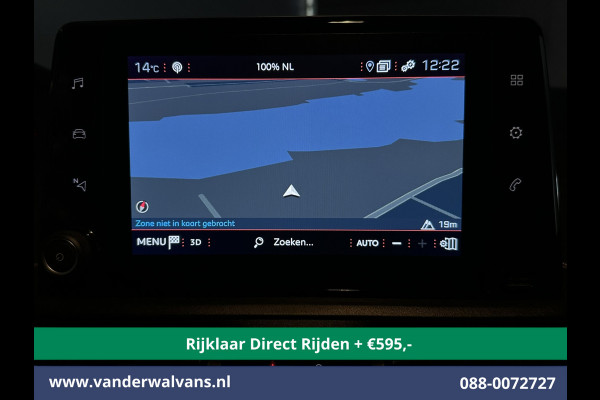 Peugeot Partner 1.5 BlueHDI 102pk L1H1 Inrichting Euro6 *Rijklaar Direct Rijden* Airco | Navigatie | Apple Carplay | Cruisecontrol Android Auto, Parkeersensoren, Trekhaak, Dakdragers