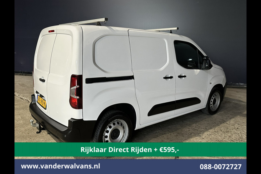Peugeot Partner 1.5 BlueHDI 102pk L1H1 Inrichting Euro6 *Rijklaar Direct Rijden* Airco | Navigatie | Apple Carplay | Cruisecontrol Android Auto, Parkeersensoren, Trekhaak, Dakdragers