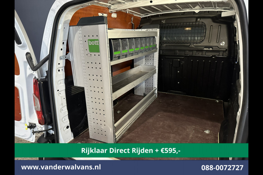 Peugeot Partner 1.5 BlueHDI 102pk L1H1 Inrichting Euro6 *Rijklaar Direct Rijden* Airco | Navigatie | Apple Carplay | Cruisecontrol Android Auto, Parkeersensoren, Trekhaak, Dakdragers