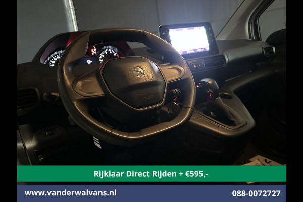 Peugeot Partner 1.5 BlueHDI 102pk L1H1 Inrichting Euro6 *Rijklaar Direct Rijden* Airco | Navigatie | Apple Carplay | Cruisecontrol Android Auto, Parkeersensoren, Trekhaak, Dakdragers