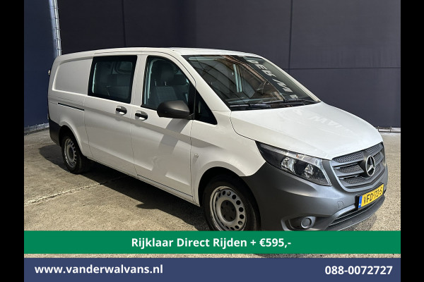 Mercedes-Benz Vito 114 CDI 136pk Automaat L3H1 Dubbele Cabine Euro6 *Rijklaar Direct Rijden* Airco | 5-Zits | Cruisecontrol