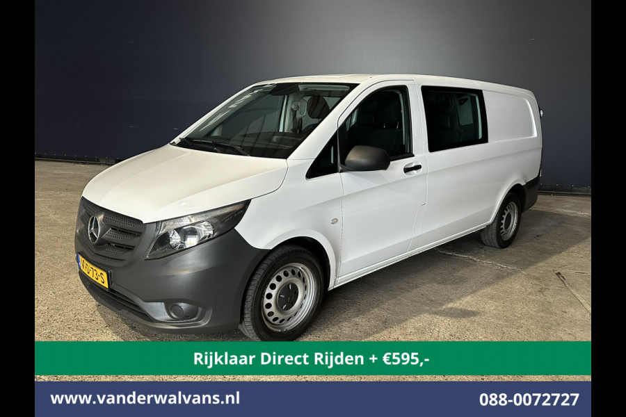 Mercedes-Benz Vito 114 CDI 136pk Automaat L3H1 Dubbele Cabine Euro6 *Rijklaar Direct Rijden* Airco | 5-Zits | Cruisecontrol