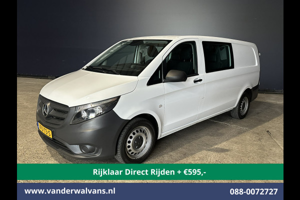 Mercedes-Benz Vito 114 CDI 136pk Automaat L3H1 Dubbele Cabine Euro6 *Rijklaar Direct Rijden* Airco | 5-Zits | Cruisecontrol