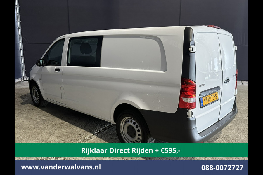 Mercedes-Benz Vito 114 CDI 136pk Automaat L3H1 Dubbele Cabine Euro6 *Rijklaar Direct Rijden* Airco | 5-Zits | Cruisecontrol