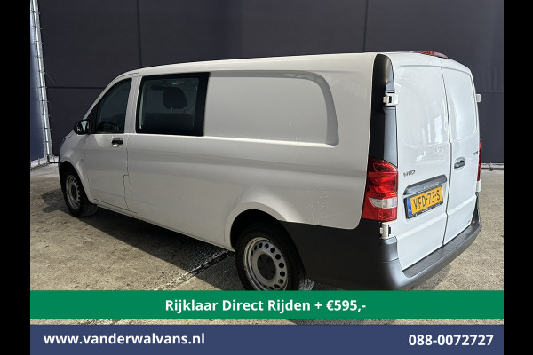 Mercedes-Benz Vito 114 CDI 136pk Automaat L3H1 Dubbele Cabine Euro6 *Rijklaar Direct Rijden* Airco | 5-Zits | Cruisecontrol
