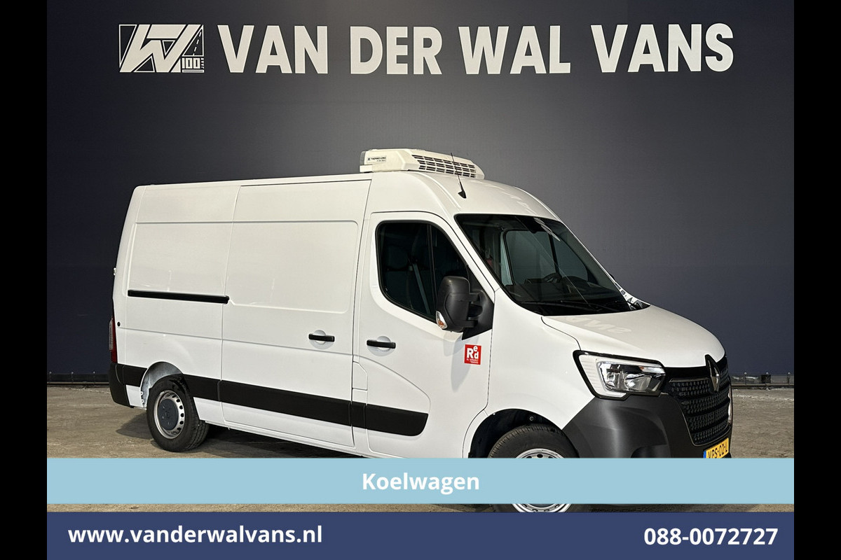Renault Master 2.3 dCi 136pk L2H2 Koelwagen Thermoking V-300 MAX Vriezen -20°C tot verwarmen + 20°C Dag + Nacht Euro6 Airco | Navigatie Camera, 2500kg Trekhaak, Cruisecontrol, LED, Parkeersensoren, Bijrijdersbank