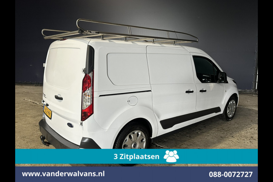 Ford Transit Connect 1.5 TDCI 101pk L2H1 Inrichting Euro6 Airco | 3-Zits | Imperiaal | Trekhaak Cruisecontrol, Verwarmde voorruit, Bijrijdersbank