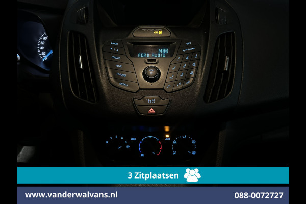 Ford Transit Connect 1.5 TDCI 101pk L2H1 Inrichting Euro6 Airco | 3-Zits | Imperiaal | Trekhaak Cruisecontrol, Verwarmde voorruit, Bijrijdersbank