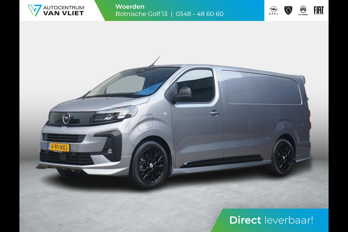 Opel Vivaro L3 75 kWh | STX Sport | Lederen bekleding | Spoilerpakket | 18 inch Lichtmetalen velgen | Rondom Camera's | Mooiste bus van NL (!)