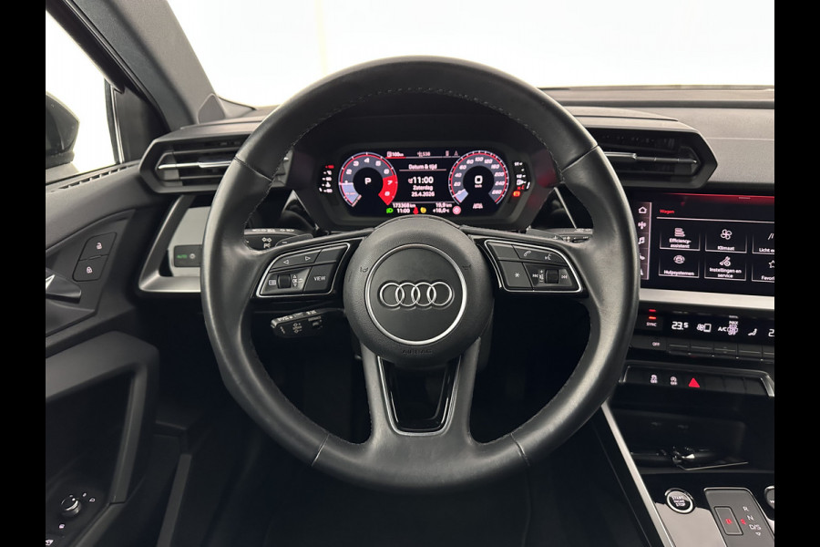 Audi A3 Limousine 30 TFSI Advanced edition (INCL-BTW) Aut. *FULL-LED | ADAPTIVE-CRUISE | DIGI-COCKPIT | SPORTSEATS | NAVI-FULLMAP | PRIVACY-GLASS | SHIFTPADDLES | DAB | ECC | PDC | 19''ALU*