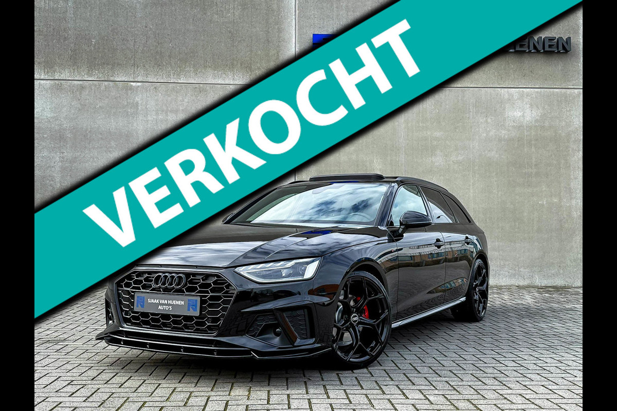 Audi A4 Avant 2.0TFSI 245pk S-Tronic Competition S Edition S-Line 1é Eig! Panoramadak|Virtual|Ambiance|LED Matrix|Leder|Carbon|RS4