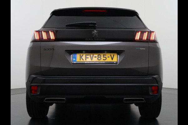 Peugeot 3008 1.6 HYbrid 225 GT Pack Business PANO| ELEKTRISCHE ACHTERKLEP| BLACK PACK| ADAPTIVE CRUISE CONTROL| CAMERA VOOR + ACHTER| FOCAL AUDIO| STOELVERWARMING| STANDKACHEL|