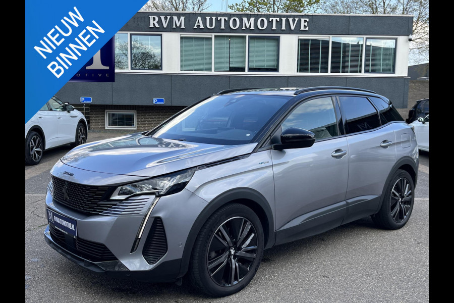 Peugeot 3008 GT PHEV | APPLE CARPLAY | ELEKTRISCHE ACHTERKLEP | CAMERA VOOR + ACHTER | ADAPTIVE CRUISE CONTROL | FOCAL AUDIO | DODEHOEK DETECTIE| RIJKLAARPRIJS INCL. 12 MND BOVAG GARANTIE