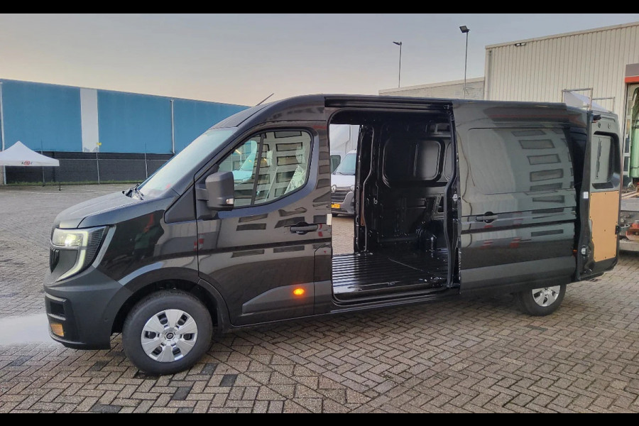 Renault Master 150.35 L3H2 - V-10-KNG - GESLOTEN ZWART METALLIC - 2x ZIJSCHUIFDEUR - TREKHAAK - EURO 6 - BPM VRIJ!