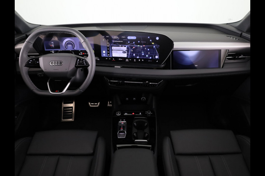 Audi Q6 Sportback e-tron S edition 83Kwh 252 pk | Adaptive air suspension | Glazen panoramadak | Stoelverwarming voorin en achterin | Stuurverwarming |