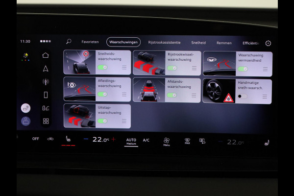 Audi Q6 Sportback e-tron S edition 83Kwh 252 pk | Adaptive air suspension | Glazen panoramadak | Stoelverwarming voorin en achterin | Stuurverwarming |