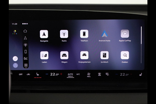 Audi Q6 Sportback e-tron S edition 83Kwh 252 pk | Adaptive air suspension | Glazen panoramadak | Stoelverwarming voorin en achterin | Stuurverwarming |