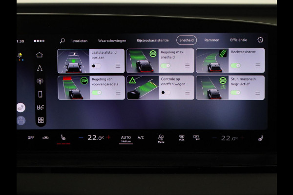 Audi Q6 Sportback e-tron S edition 83Kwh 252 pk | Adaptive air suspension | Glazen panoramadak | Stoelverwarming voorin en achterin | Stuurverwarming |