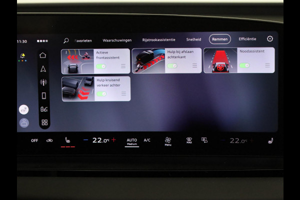 Audi Q6 Sportback e-tron S edition 83Kwh 252 pk | Adaptive air suspension | Glazen panoramadak | Stoelverwarming voorin en achterin | Stuurverwarming |