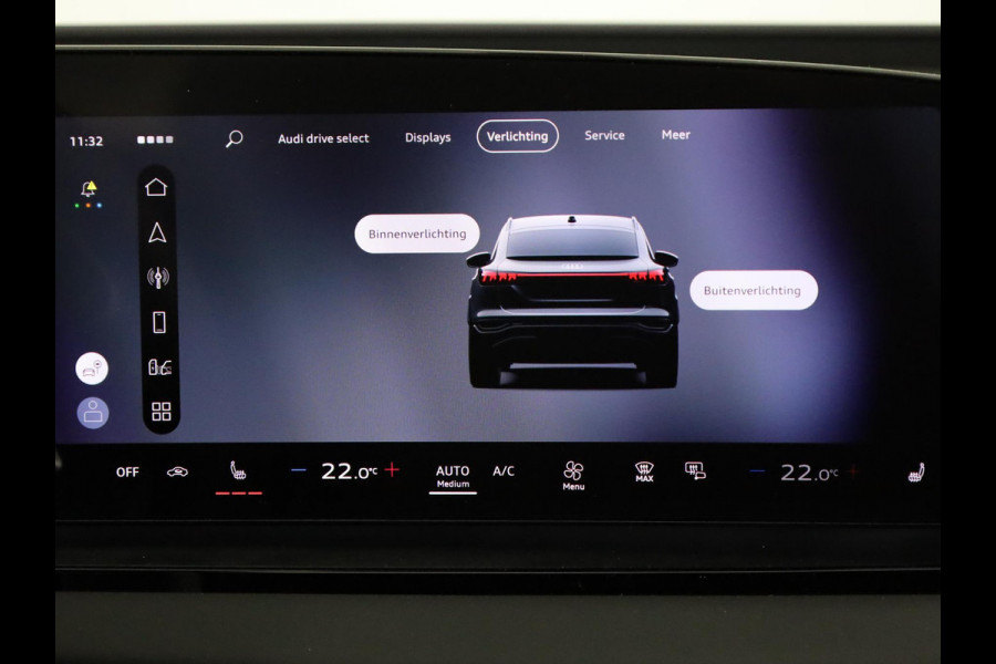 Audi Q6 Sportback e-tron S edition 83Kwh 252 pk | Adaptive air suspension | Glazen panoramadak | Stoelverwarming voorin en achterin | Stuurverwarming |