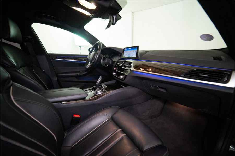 BMW 5 Serie 520i High Executive Edition 184PK | NL AUTO+NAP | Sfeer | LED | Trekhaak | Memory&Leder | Garantie