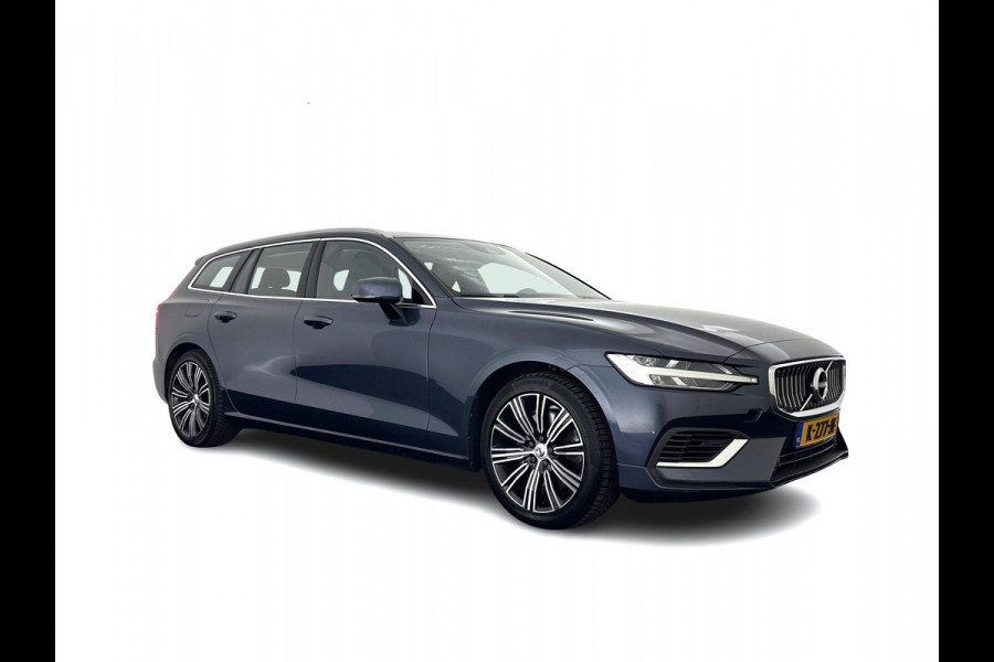 Volvo V60 2.0 T8 Recharge AWD Inscription (Plug-In) (INCL-BTW) Aut. *LEATHER | FULL-LED | ADAPTIVE-CRUISE | MEMORY-PACK | KEYLESS | BLINDSPOT | TOPVIEW | DIGI-COCKPIT | LANE-ASSIST | NAVI-FULLMAP | TOWBAR | HEATED-SEATS | ECC | DAB | 18"ALU*