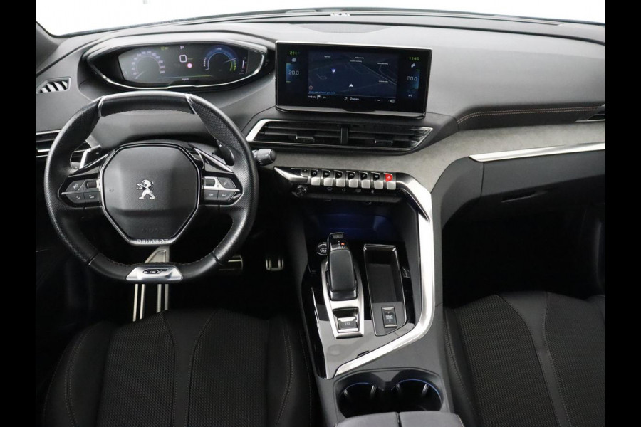 Peugeot 3008 1.6 HYbrid 225 GT Line | SOH 89% | Adaptive cruise | Half leder | Camera | Navigatie | Carplay | Dodehoek detectie | Digital Cockpit | Climate control | Bluetooth | PHEV | Plug In