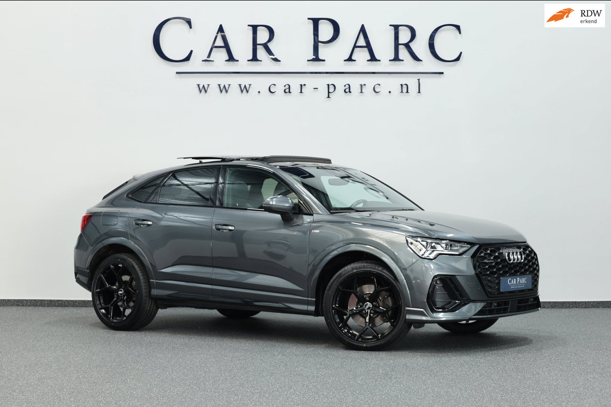 Audi Q3 Sportback 40 TFSI quattro S Edition 190+PK 3x S-LINE/SFEER/VIRTUAL/PANO/HALF LEDER+S.VERWARMING/20"LMV/ACC/12 MND GARANTIE