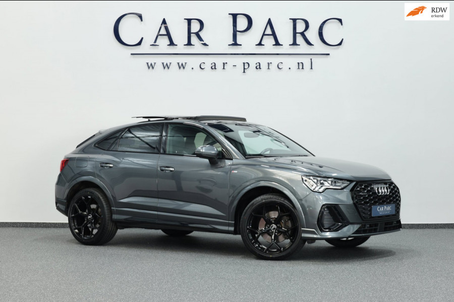 Audi Q3 Sportback 40 TFSI quattro S Edition 190+PK 3x S-LINE/SFEER/VIRTUAL/PANO/HALF LEDER+S.VERWARMING/20"LMV/ACC/12 MND GARANTIE