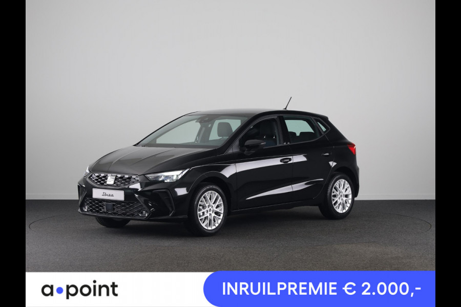 Seat Ibiza Style Plus 1.0 EcoTSI 95 PK | Midnight Black Metallic | Apple Carplay | Park Assist | Cruise Control