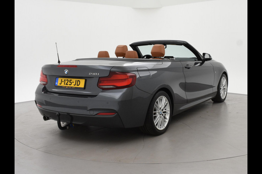 BMW 2 Serie Cabrio 218i AUT. M-SPORT HIGH EXECUTIVE + LEDER SPORTINTERIEUR | TREKHAAK