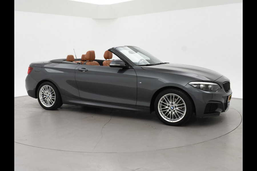 BMW 2 Serie Cabrio 218i AUT. M-SPORT HIGH EXECUTIVE + LEDER SPORTINTERIEUR | TREKHAAK