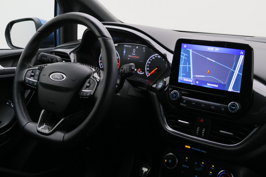 Ford Fiesta 1.5 ST Recaro Schaalstoelen, Carbon, Airco, Cruise, Apple Carplay, Winterpakket