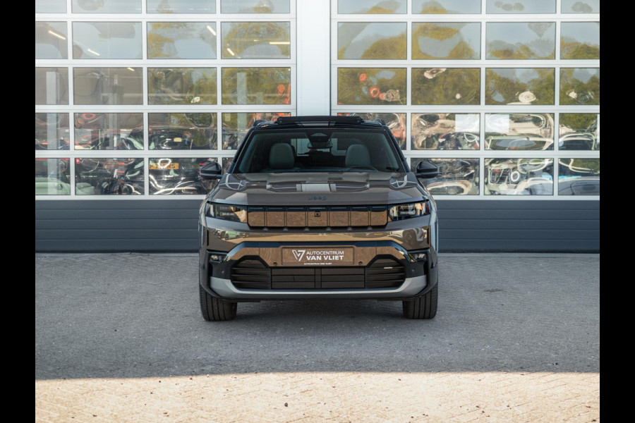 Jeep Compass First Edition 74 kWh | Direct leverbaar | Adapt. Cruise | Camera | Carplay | 20" | Elektr. A-Klep | Navi | Winter Pack | Schuif/Kanteldak | Premium Pack | Conv. Pack | Warmtepomp