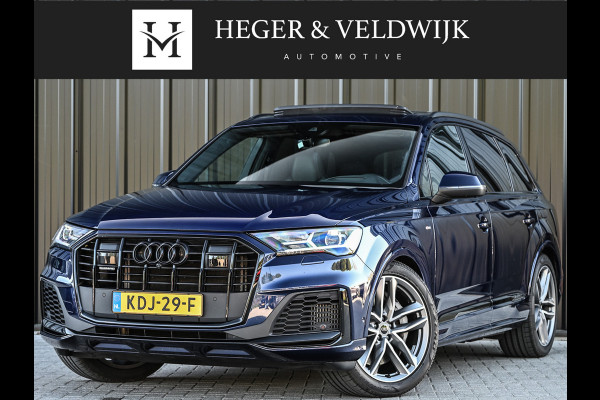 Audi Q7 55 TFSI e quattro Pro Line S | S-Seats | Soh 99.6% | Panoramdak | Bang&Olufsen | Head-up | Memory | Trekhaak | Luchtvering | 360 camera | Soft-close | Adaptive cruise