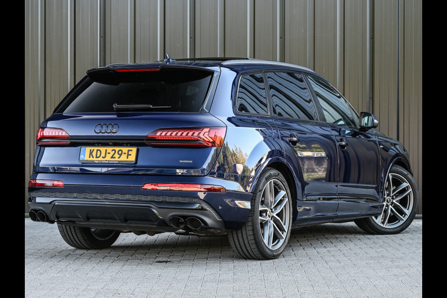 Audi Q7 55 TFSI e quattro Pro Line S | S-Seats | Soh 99.6% | Panoramdak | Bang&Olufsen | Head-up | Memory | Trekhaak | Luchtvering | 360 camera | Soft-close | Adaptive cruise