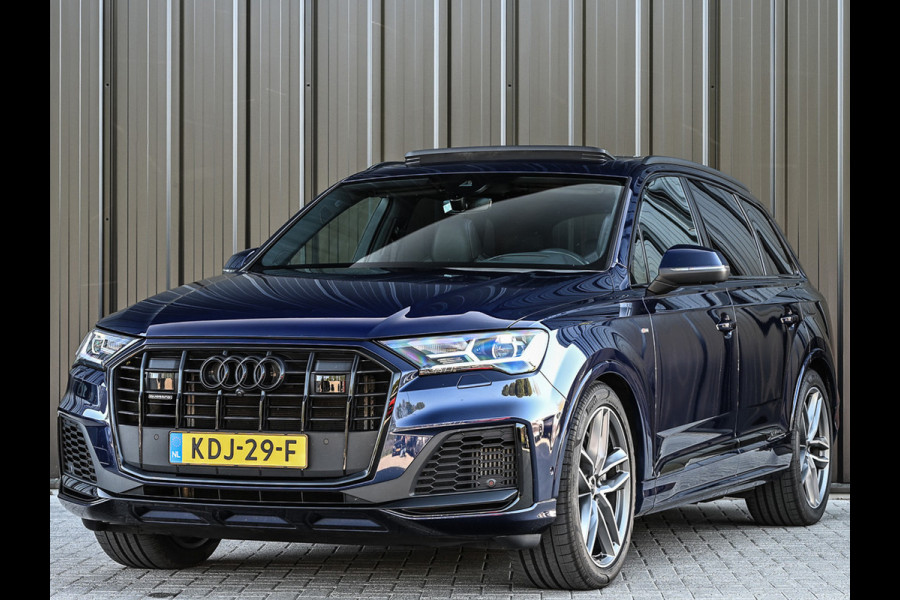 Audi Q7 55 TFSI e quattro Pro Line S | S-Seats | Soh 99.6% | Panoramdak | Bang&Olufsen | Head-up | Memory | Trekhaak | Luchtvering | 360 camera | Soft-close | Adaptive cruise