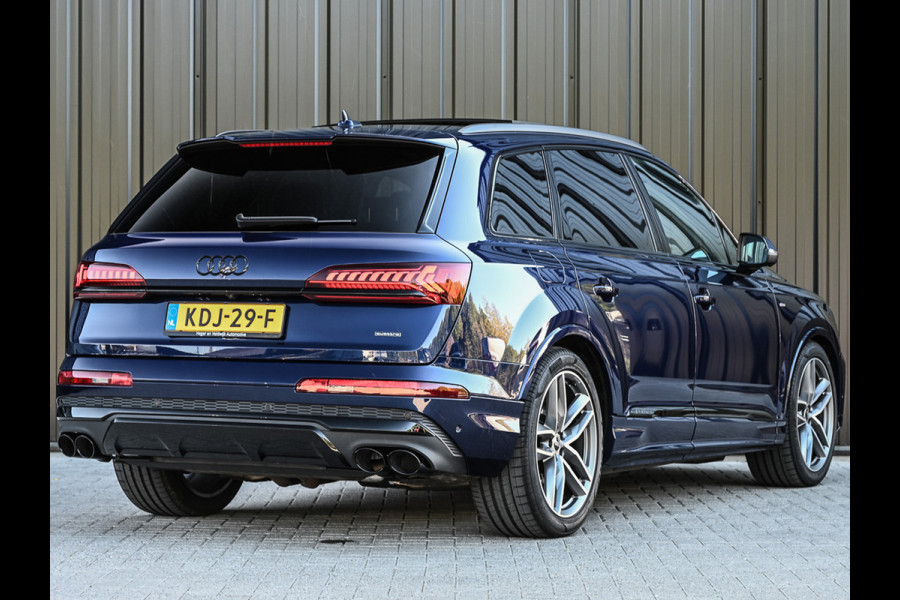 Audi Q7 55 TFSI e quattro Pro Line S | S-Seats | Soh 99.6% | Panoramdak | Bang&Olufsen | Head-up | Memory | Trekhaak | Luchtvering | 360 camera | Soft-close | Adaptive cruise